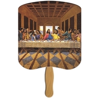 Last Supper Ethnic Hand Fan Stock Graphic