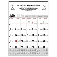 Products Yearly Record® Gray with Red Calendar