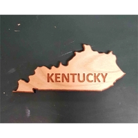 2" hardwood magnets featuring the shape of the State of Kentucky;... from ASI...