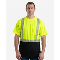 Berne Apparel Hi-Vis Class 2 Color Blocked Pocket T-Shirt... from ASI 84358...