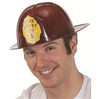 Red Plastic Fireman Helmet. Color: Red. Size: Adult. ... from ASI 63090...