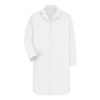 Red Kap Gripper Front Lab Coat - Long Sizes... from ASI 84358 S&S Activewear