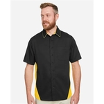 Harriton Men's Flash IL Colorblock Shirt