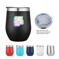 12 oz. Double Wall Stainless Steel Vacuum Wine Cup