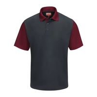 Short Sleeve Performance Knit Color-Block Polo... from ASI 84358 S&S Activewear