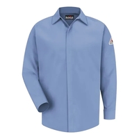 Concealed-Gripper Pocketless Work Shirt Long Sizes... from ASI 84358 S&S...