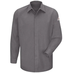 Bulwark Men's Concealed-Gripper Pocketless Long Sleeve Sh...