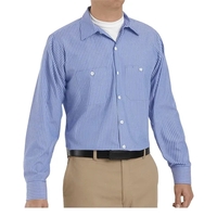 Long sleeve work shirt made of polyester and cotton with a... from ASI 84358...