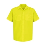 Red Kap Men's Tall Enhanced Visibility Short Sleeve Work ...