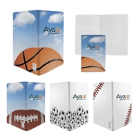 4" X 6" Sport Sewn Paper Cover Notebook... from ASI 30208 A P Specialties /...
