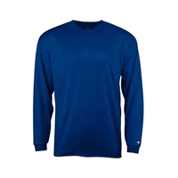 Line Embossed Youth L/S Tee