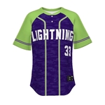 Youth FreeStyle Sublimated Pin-Dot 2-Button Baseball Jersey