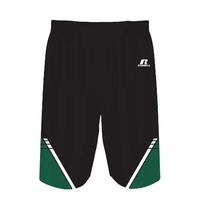 Adult FreeStyle Sublimated Solid 8 Inch Basketball Shorts