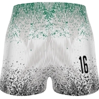 Ladies' track short with 4 different design lines for a custom... from ASI...