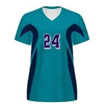 Ladies' FreeStyle Sublimated Turbo V-Neck Soccer Jersey