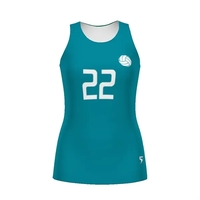 Girls' Sublimated Sleeveless Volleyball Tank. 84% polyester/16% spandex...