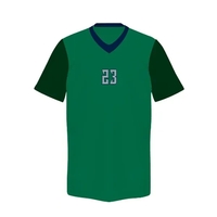 Adult Sublimated Turbo V-Neck Soccer Jersey. Dry-Excel 100% Polyester Single...
