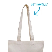 V Natural Organic Flat Tote... from ASI 40480 Koozie Group