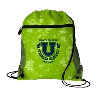 Good Value™ Distressed Printed Mesh Pocket Drawcord