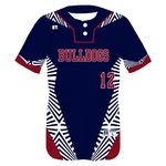 Adult FreeStyle 2-Button Performance Mesh Baseball Jersey