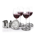 Baldoni Coasters & Burlington Wine Set