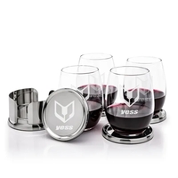 The Baldoni Coasters & Stemless Wine Set blends refined design with... from...