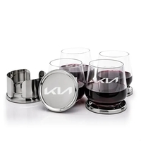 The Baldoni Coasters & Stemless Wine Set blends refined design with... from...