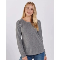Boxercraft Women's Solid Preppy Patch Long Sleeve T-Shirt... from ASI 84358...