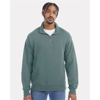 ComfortWash by Hanes Garment-Dyed Quarter-Zip Sweatshirt... from ASI 84358...
