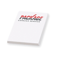 Notepad - adhesive - rectangular shape