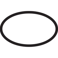 Shaped magnet with 0.020" thick surface, glossy lamination, and die...