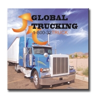 Magnet, 0.035" thick, glossy lamination and die cut.... from ASI 71475...