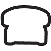 Shaped magnet with 0.020" thick surface, glossy lamination, and die...