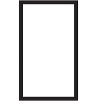 Shaped magnet with 0.020" thick surface, glossy lamination, and die...