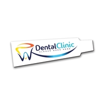 Shaped magnet with 0.020" thick surface, glossy lamination, and die...