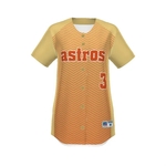 Ladies' FreeStyle Sublimated Full-Button Softball Jersey