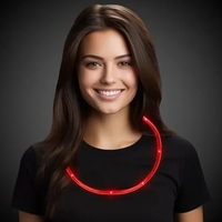 Red Neon LED Necklace
