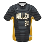 Adult FreeStyle Sublimated Turbo V-Neck Jersey