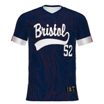 Youth FreeStyle Sublimated V-Neck Baseball Jersey