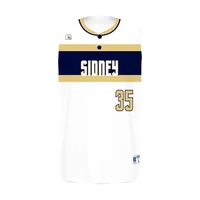 Adult FreeStyle Sleeveless 2-Button Baseball Jersey