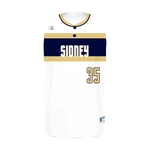 Adult FreeStyle Sleeveless 2-Button Baseball Jersey