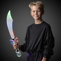 23" plastic LED lighted pirate sword with a variety of light... from ASI...