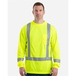 Berne Apparel Men's Hi-Vis Class 3 Performance Pocket T-S...