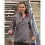 Russell Athletic Women's Striated Quarter-Zip Pullover