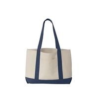 Canvas boater tote. Blank product.... from ASI 84358 S&S Activewear