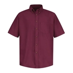 Red Kap Men's Tall Poplin Short Sleeve Dress Shirt