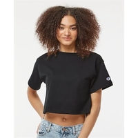 Champion Women's Heritage Cropped T-Shirt... from ASI 84358 S&S Activewear