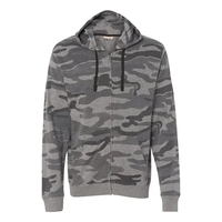 Burnside® Camo Full-Zip Hooded Sweatshirt, blank.... from ASI 84358 S&S...