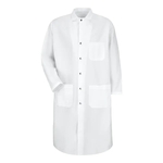 Red Kap Men's Snap-Front Spun Polyester Butcher Coat