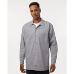 Dickies Men's Tall Industrial Long Sleeve Work Shirt